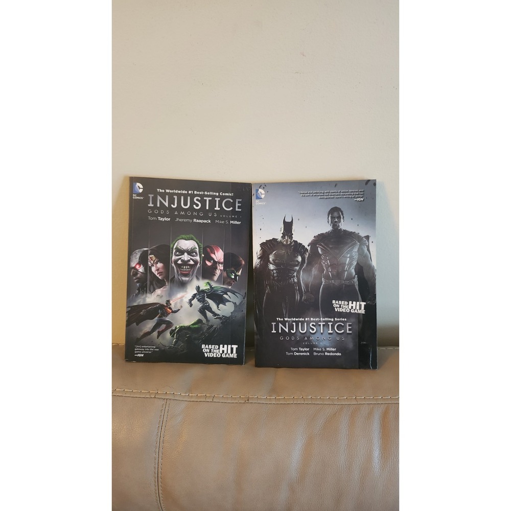 DC Comics Injustice Comic Vol 1 & 2 Paperback‎